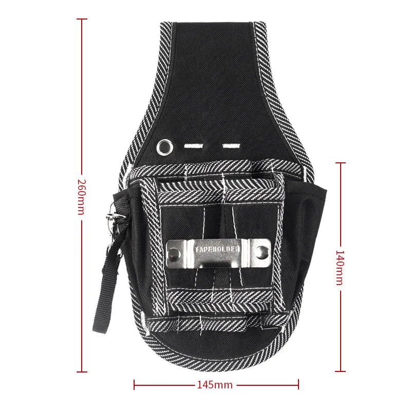 9-in-1 High-Quality Tool Waist Pack Belt – Utility Kit Holder with 600D Nylon Fabric – Electrician Waist Pocket Pouch Bag