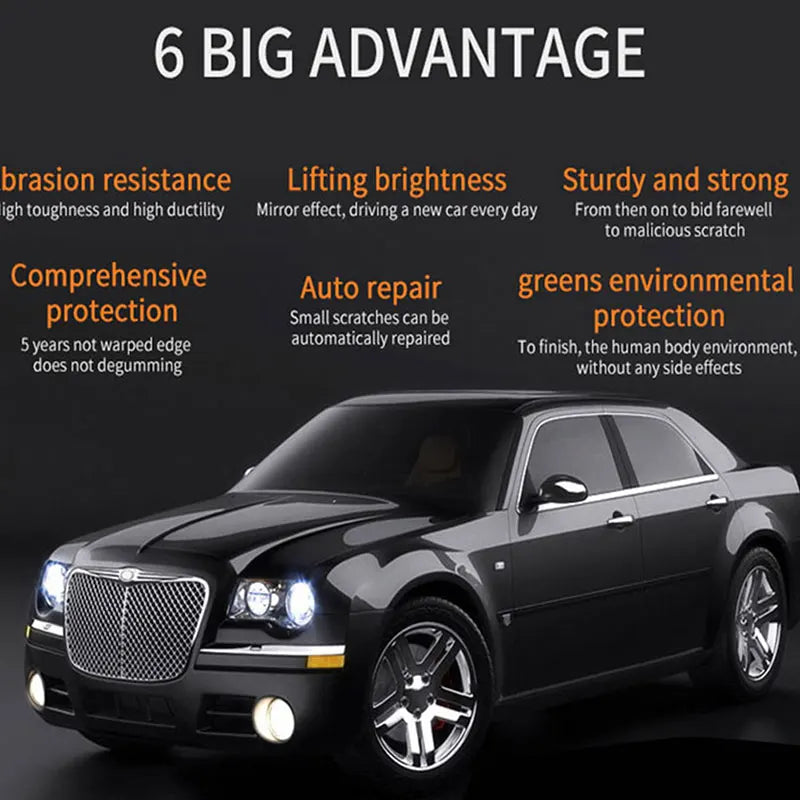 Transparent Car Protective Film – 3-Layer PPF Paint Protection for Automotive Surface