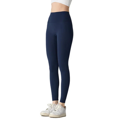 Summer High-Waist Quick-Dry Yoga Leggings — Breathable Workout Pants for Running, Cycling & Gym