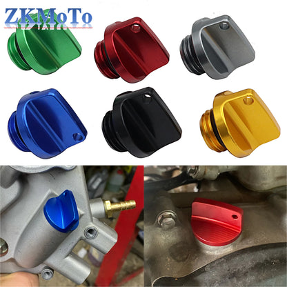 CNC Motorcycle Engine Oil Filler Cap - M20x2.5 Crankcase Screw Cover for Yamaha Honda Suzuki Kawasaki