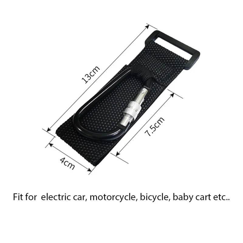 Aluminum Alloy Front Handlebar Hook – Motorcycle, Electric Scooter, Bicycle & Baby Stroller Hanger