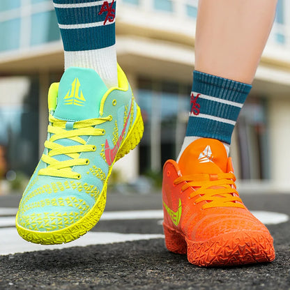 High-Top Basketball Shoes - Anti-Slip Shock Absorbing Breathable Sports Sneakers