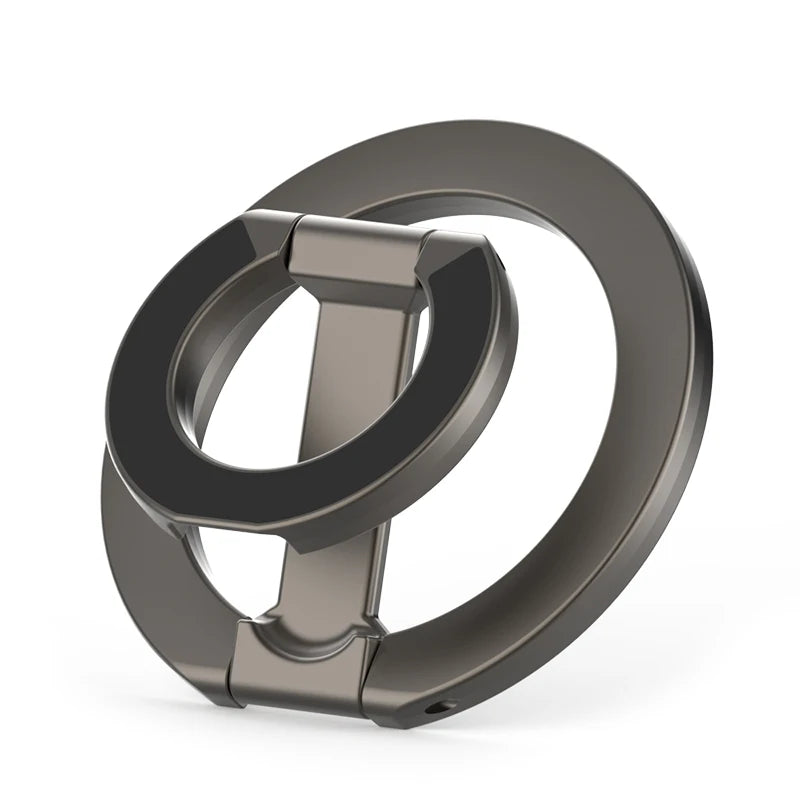 Double-Sided Magnetic Phone Ring Holder – MagSafe Kickstand Grip for iPhone, Huawei & Xiaomi