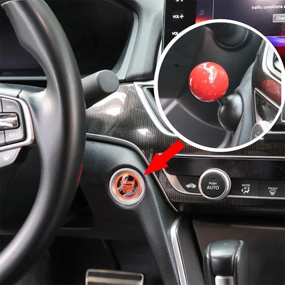 Universal Car Start Button – One-Click Decor Sticker, All Ball Club Style, One-Touch Start Button Rocker Modification Tool