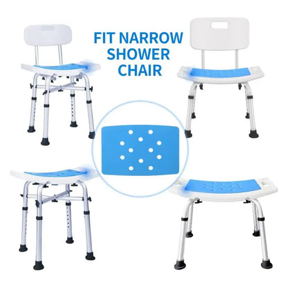 Non-slip Elderly Folding Bath Chair Cushion: Bathroom & Shower Chair Stool Bench Seat - Available in 1, 2, or 3 Piece Sets