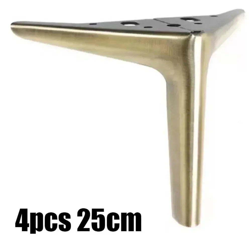4Pcs Metal Furniture Legs – Heavy-Duty Feet for TV Stand, Sofa, Cabinet & Table, 800KG Load Capacity