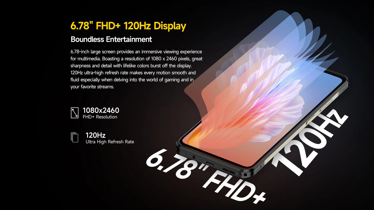 Ulefone Armor 25T Pro 5G Rugged Smartphone – Thermal Imaging, Night Vision, Android 14, 64MP Camera, NFC, Waterproof, 33W Charging