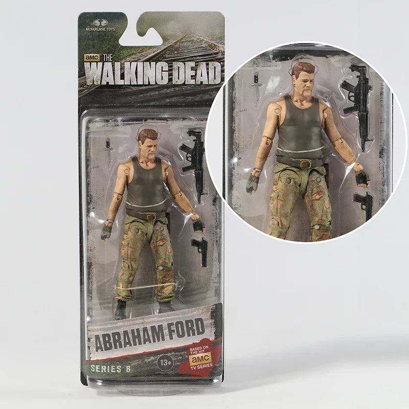 The Walking Dead Action Figure Collection - Abraham Ford Rick Grimes Michonne Governor PVC Model Doll Toys