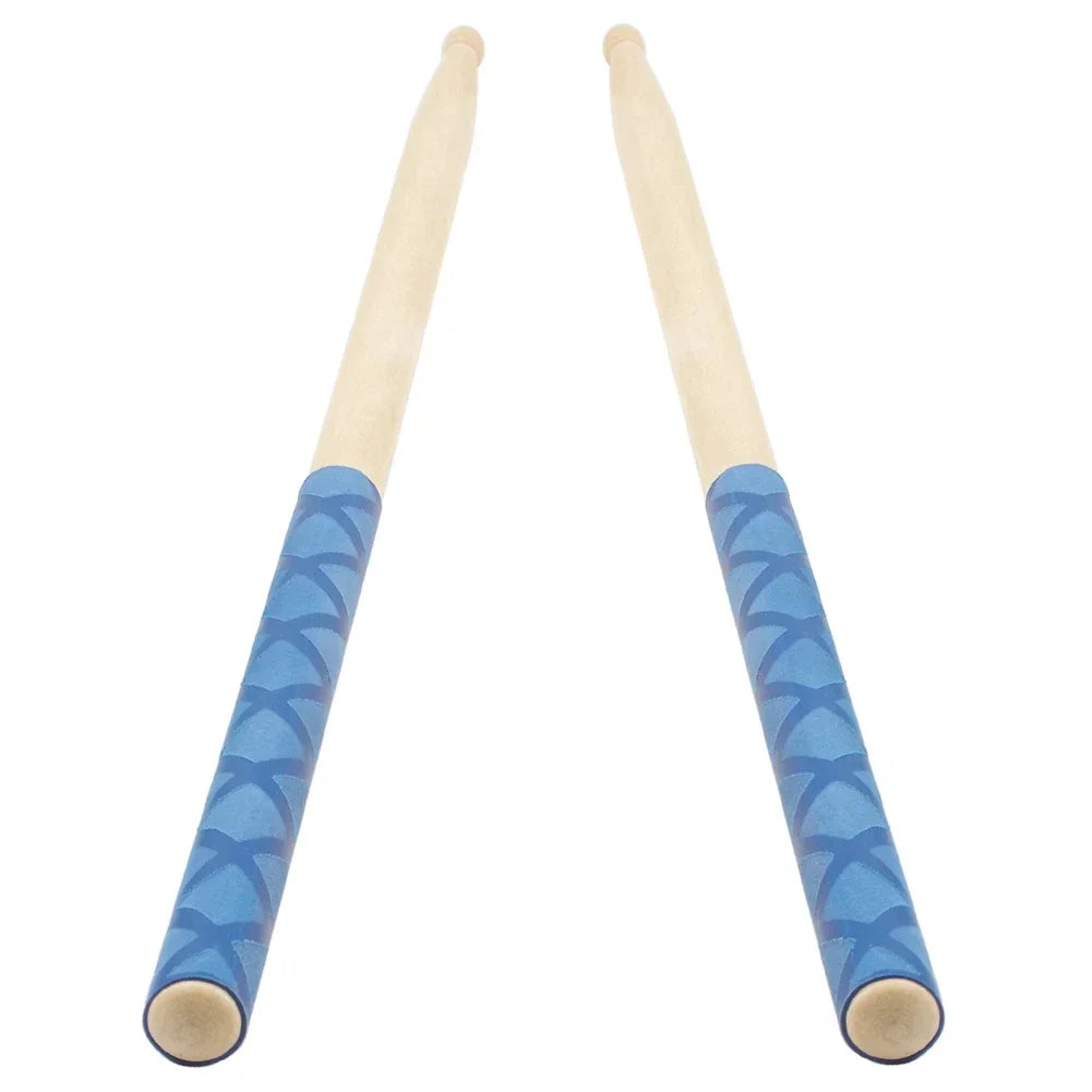 2Pcs Drumstick Grips – Anti-Slip Sweat-Absorbing Grip for 7A, 5A, 5B, 7B Drumsticks, 16.5cm Percussion Accessories