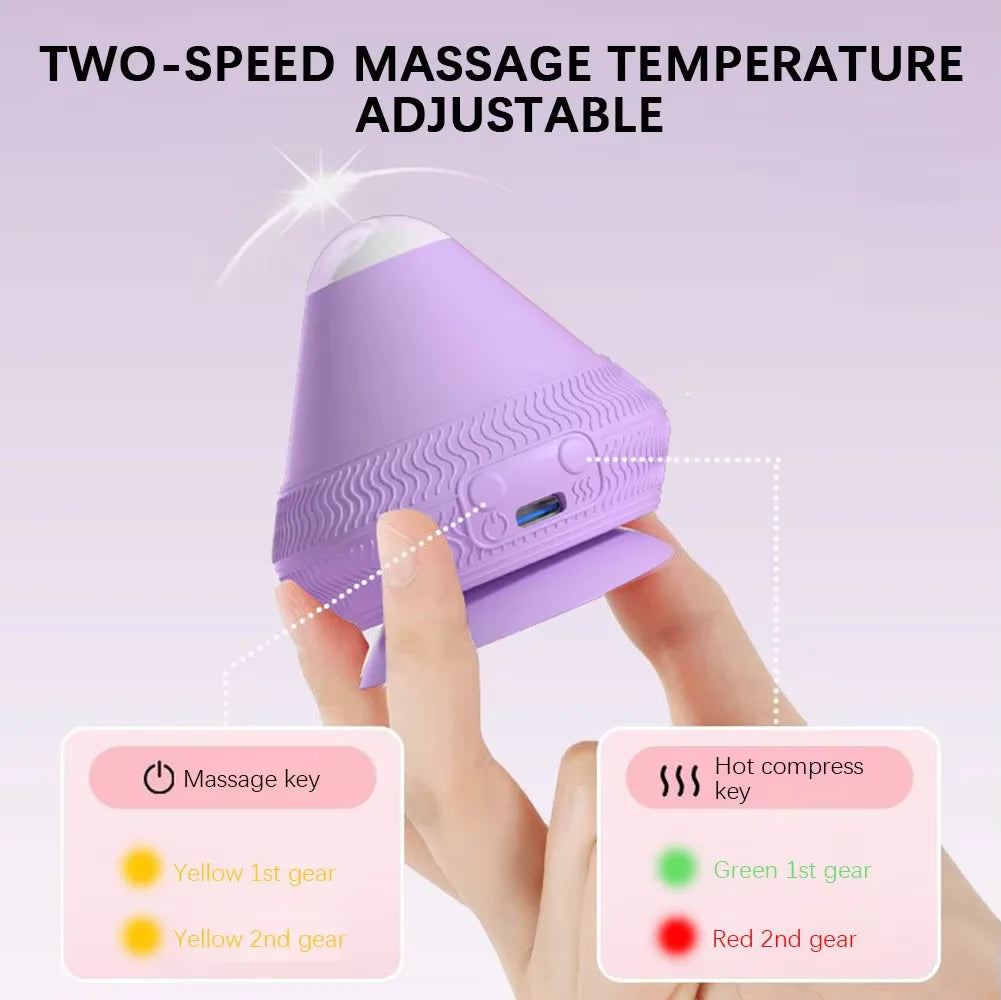 Wall-Mounted Fascia Cone Massager — Multi-Function Suction Cup for Back, Arm & Foot Muscle Relaxation and Trigger Point Therapy