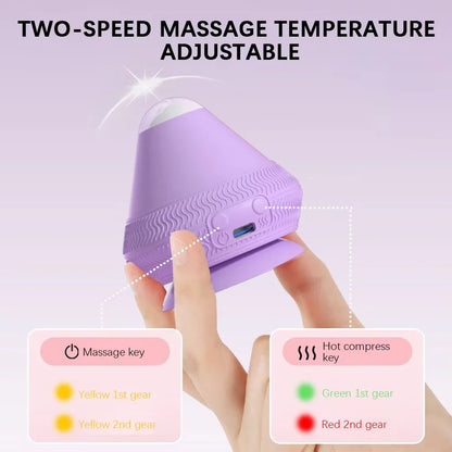 Wall-Mounted Fascia Cone Massager — Multi-Function Suction Cup for Back, Arm & Foot Muscle Relaxation and Trigger Point Therapy