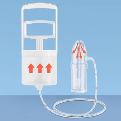 Baby Nasal Aspirator with Hand Pump - Hygienic Nose Cleaner with Soft, Non-Invasive Tip for Infants