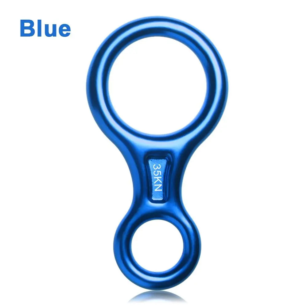 35KN Rock Climbing Descender – Figure 8 Rope Device for Downhill & Climbing Gear Equipment