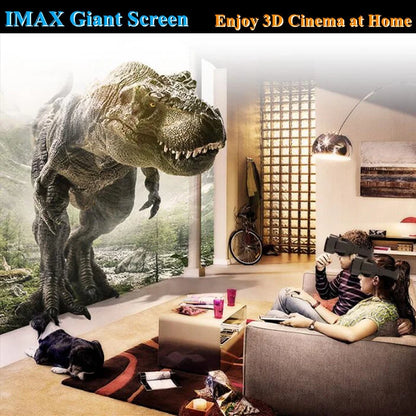 G10 IMAX 3D Virtual Reality Glasses VR Helmet for 4.7-7" Phones - Giant Screen with Game Controller Support