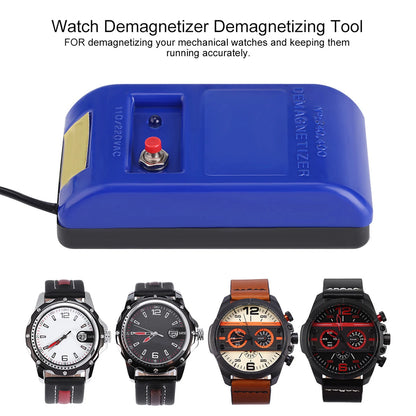 Professional Mechanical Watch Demagnetizer - 110/220V Wristwatch Repair Demagnetizing Tool