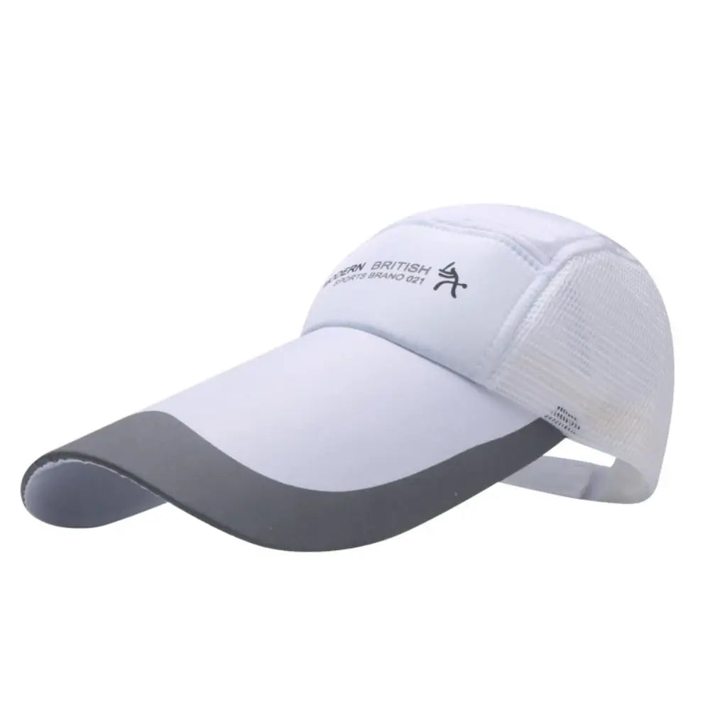 Hip Hop Printed Baseball Cap - Adjustable Retro Sun Protection Fishing Hat