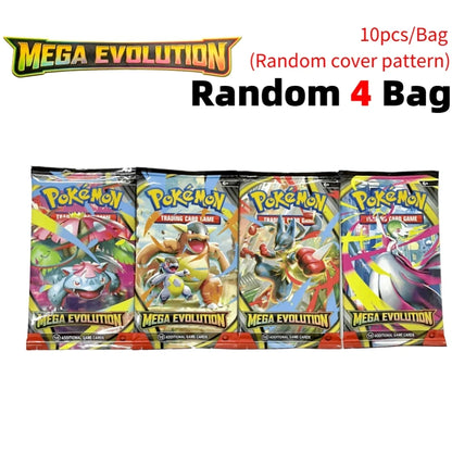 Pokémon Mega Evolution Phantasmal Flames TCG Cards – English 9+1 Booster Pack Trading Card Collection Set