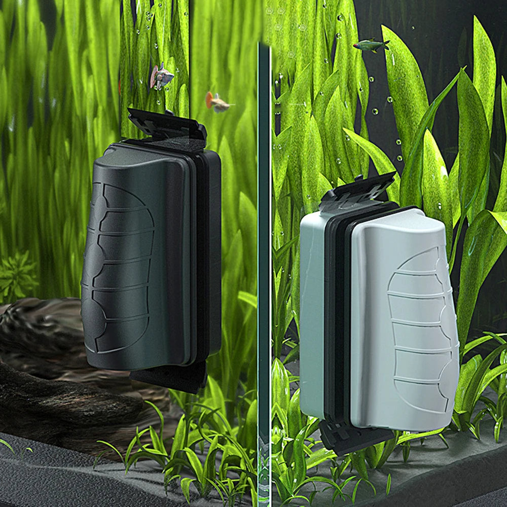 Magnetic Fish Tank Cleaning Brush – Carbon Fiber Algae & Moss Remover with Suspension Blade