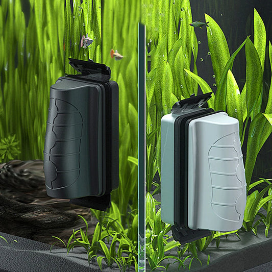 Magnetic Fish Tank Cleaning Brush – Carbon Fiber Algae & Moss Remover with Suspension Blade