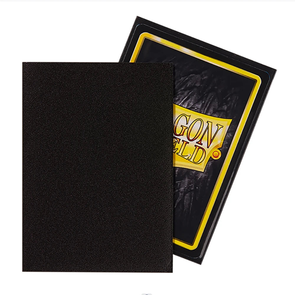Dragon Shield Black Matte Card Sleeves - 100 Standard Size 66 × 91mm Trading Card Protectors for MTG and Board Games