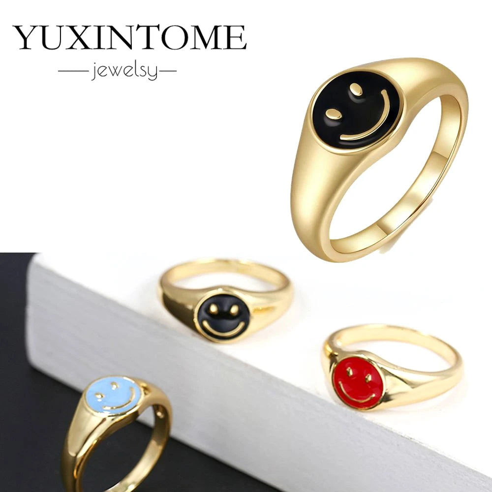 24K Gold-Plated & Silver Enamel Ring – Slim Round Women's Luxury Zircon CZ Ring in Green, Purple, Pink for Wedding & Anniversary
