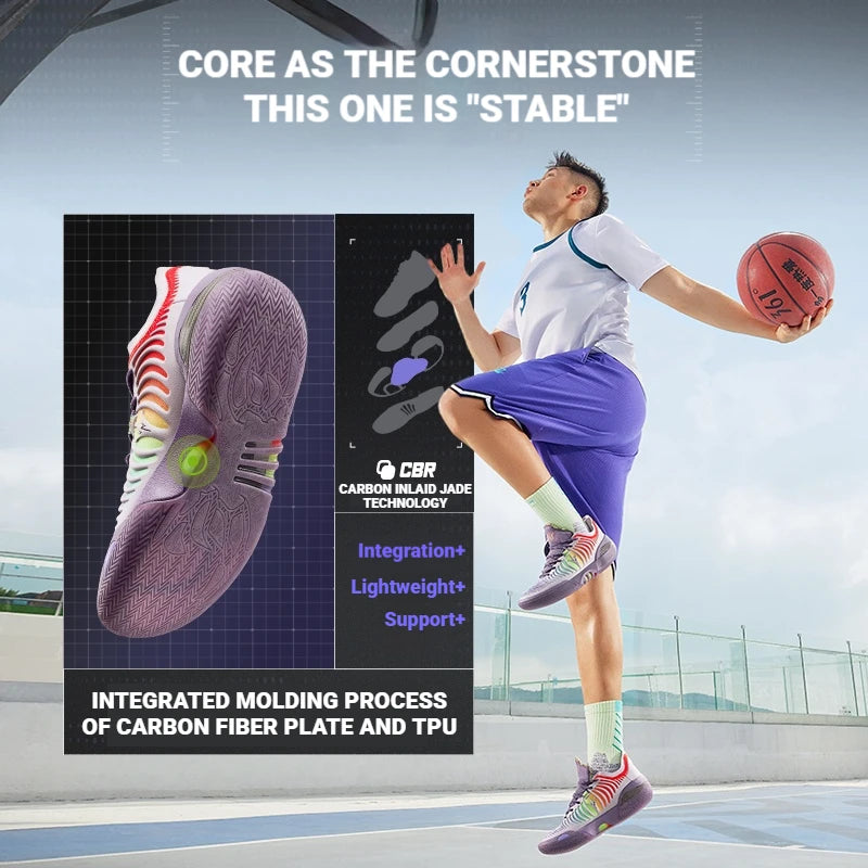 361 Degrees Joker 2 GT Basketball Shoes - Men's Breathable Shock-Absorbing Sneakers