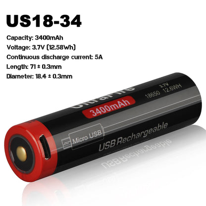 UltraFire T1 Pro Tactical Flashlight – 1200LM Powerful Rechargeable Police Flashlight with Holster for Outdoor Use