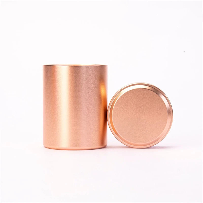 New Airtight Smell-Proof Stainless Steel Container — Mini Tea & Herb Stash Jar for Tea, Coffee Storage