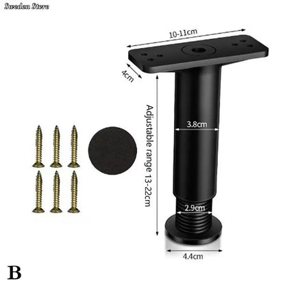 Telescopic Adjustable Bed Beam Support – Reinforced Plastic Sofa Leg, Load-Bearing Furniture Leg Bracket
