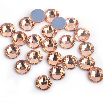 Premium Hot Fix Rhinestones – High Quality Glass Crystal Flatback Iron-On Glitter Rhinestones for Clothing & Crafts