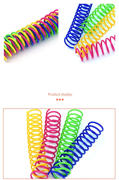 4/8/12PCS Cat Plastic Spring Toy – Interactive Beating Toy for Cats & Small Dogs, Fun Kitten Accessories