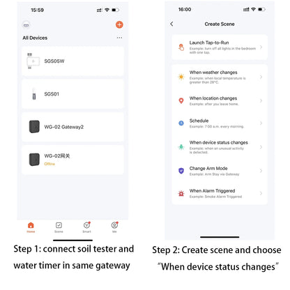 WiFi Zigbee Smart Soil Tester – Bluetooth Moisture, Humidity & Temperature Sensor with Mobile App for Real-Time Plant Monitoring