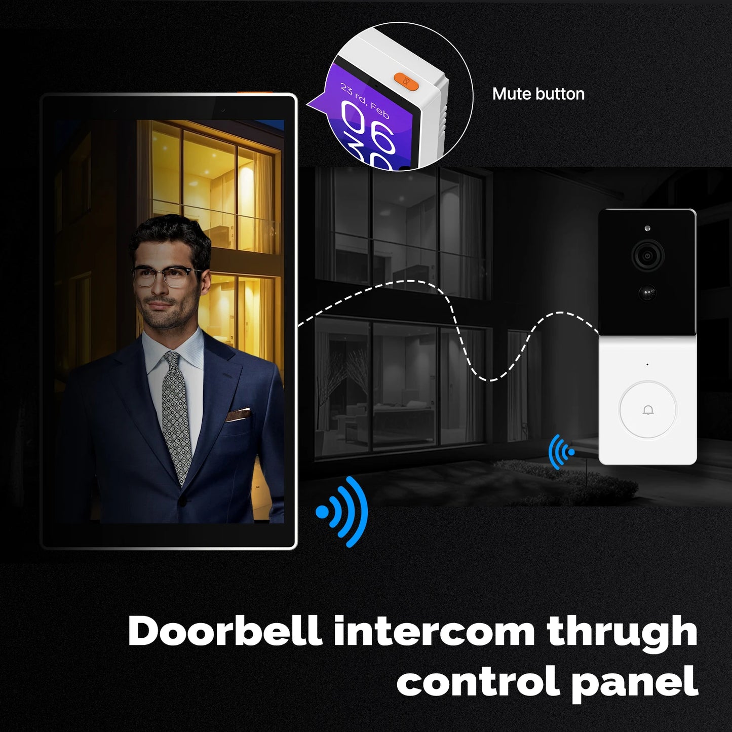 MOES Tuya WiFi Smart 5-Inch Touch Screen US Center Control Panel – Voice Control, Alexa & ZigBee Gateway with Built-in Scene Control