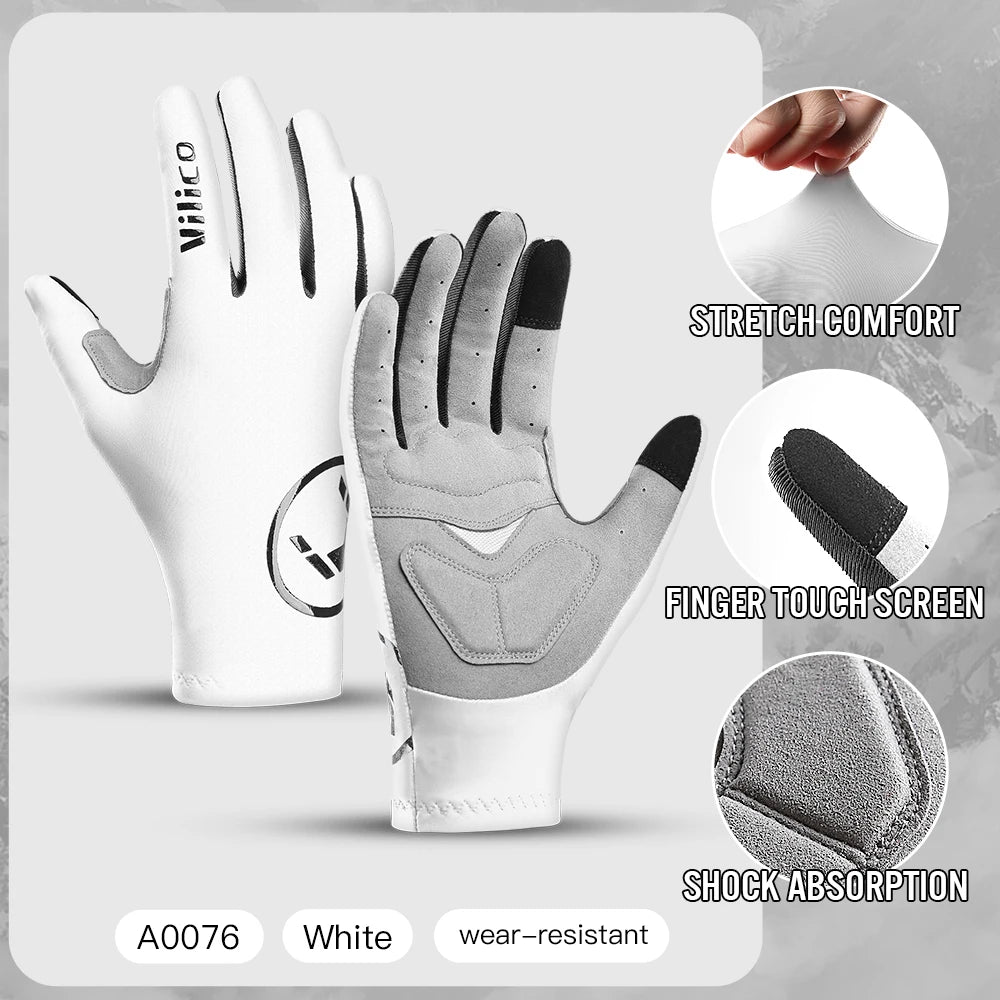 Vilico Professional Cycling Gloves – Touchscreen, Shockproof, Anti-Slip & Wear-Resistant Riding Gloves