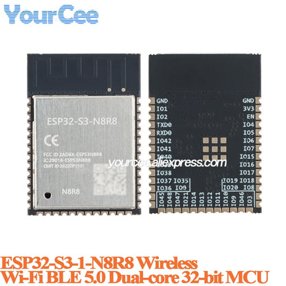 ESP32-S3 Dual Type-C Development Board - N16R8 N8R2 Core Module with Antenna Base for IoT Projects