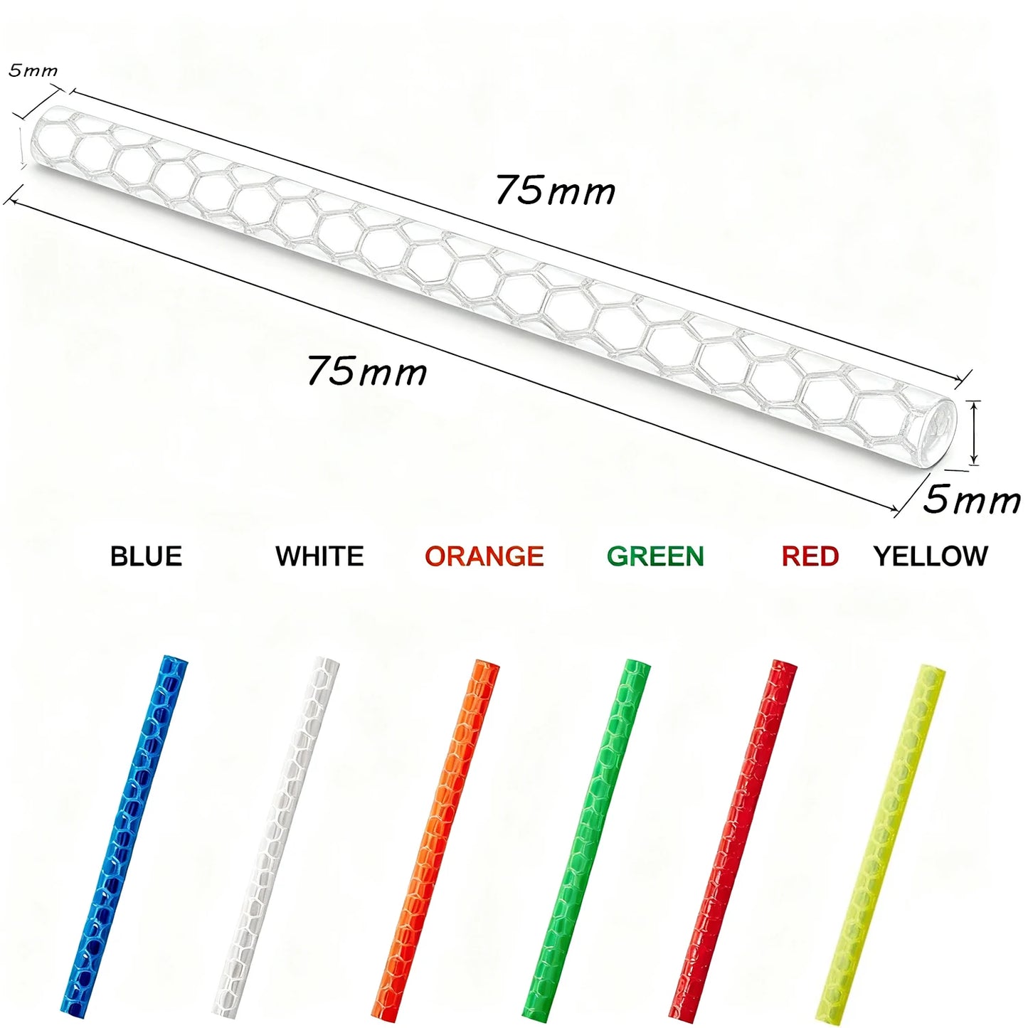 12-72pcs Bicycle Spoke Reflective Stickers - Colorful Wheel Safety Reflector Kit for DIY Bike Visibility & Protection