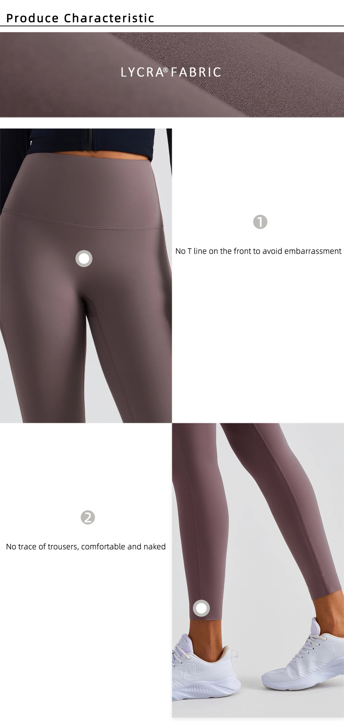 Women’s Lycra Four-Way Stretch Yoga Pants – High Waist Seamless Sports Leggings, T-Line Free Gym Fitness Wear