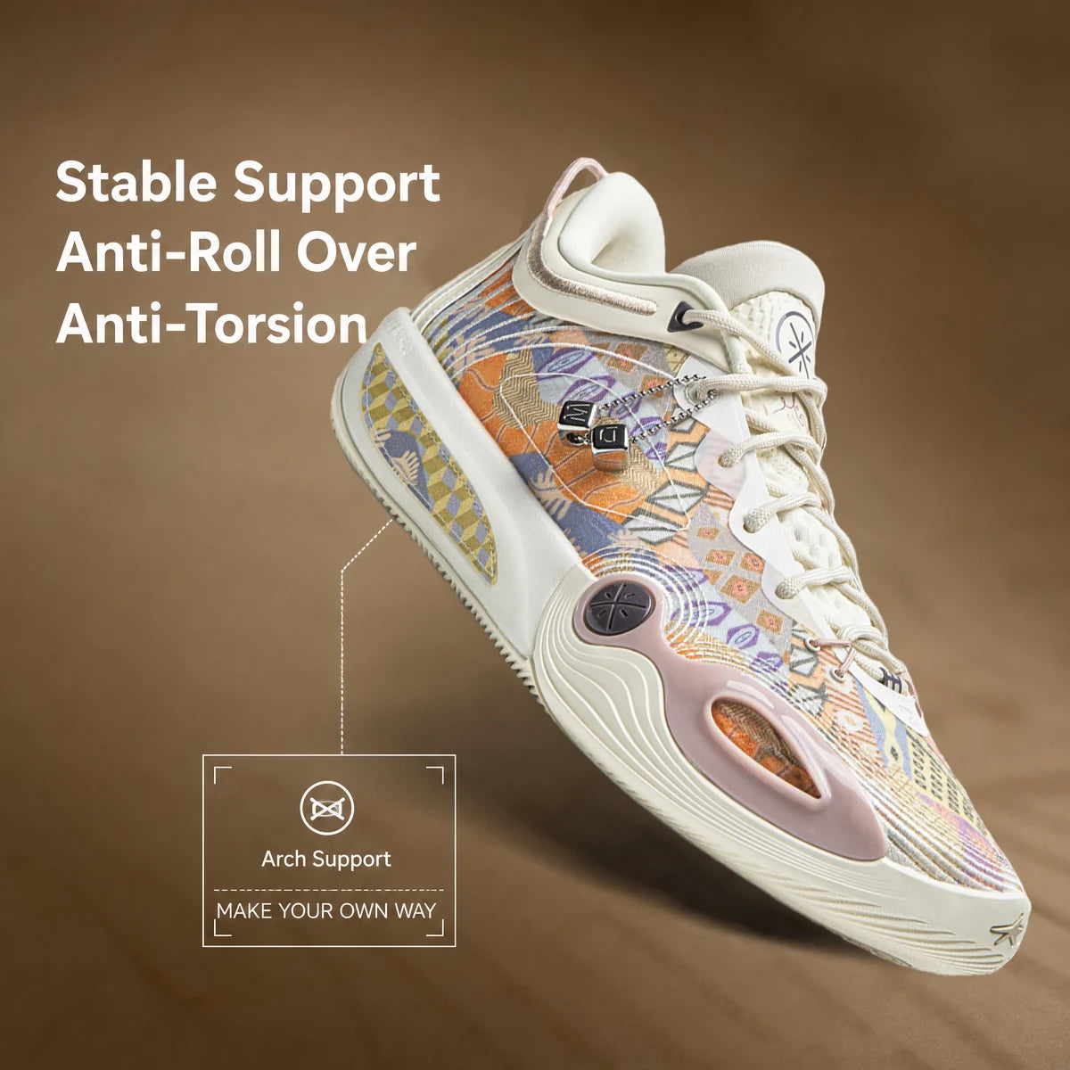 Li-Ning Wade All City 14 Encore Basketball Shoes - Professional Competition Sneakers with BOOM Cushioning & Stable Support