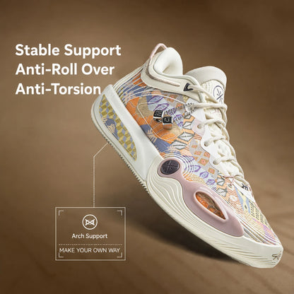Li-Ning Wade All City 14 Encore Basketball Shoes - Professional Competition Sneakers with BOOM Cushioning & Stable Support