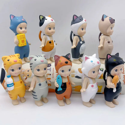 New Sonny Angel Meow Meow Daily Cat Life Series Blind Box – Anime Figure Ornament Toy Doll Gift