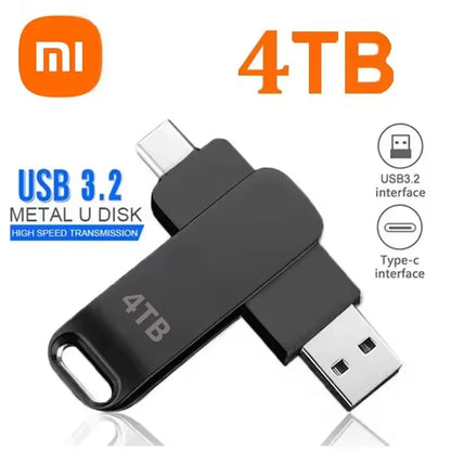 Xiaomi Mijia USB 3.2 High-Speed Waterproof Flash Drive — Up to 16TB Portable Pen Drive (2025)