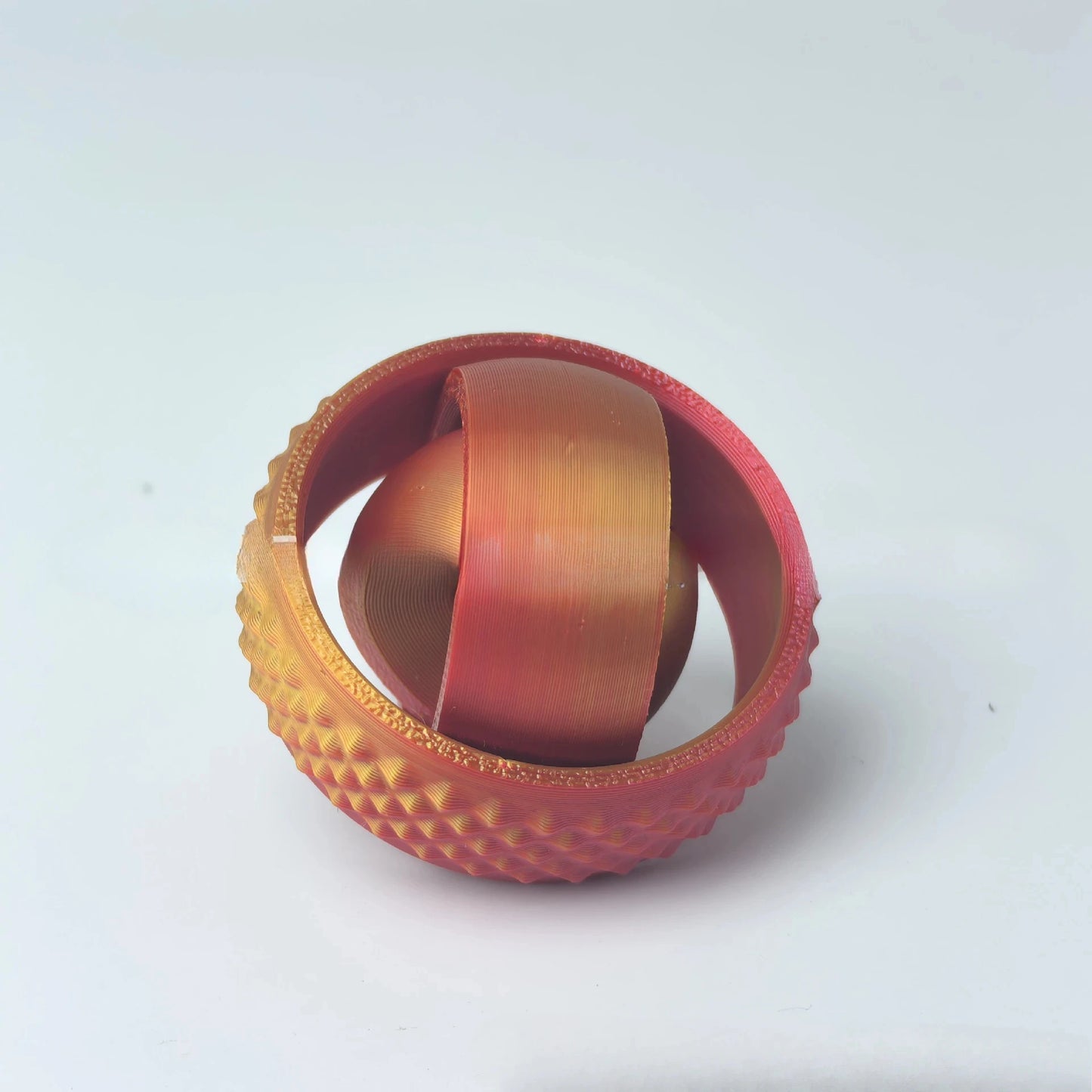 3D Printed O-Shaped Rotating Fingertip Gyroscope Toy – Anxiety Relief & Stress Decompression