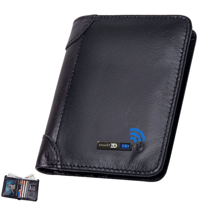 Smart Tracker Wallet for Men - GPS Finder Slim Wallet Gift for Dad, Birthday & Christmas 2025