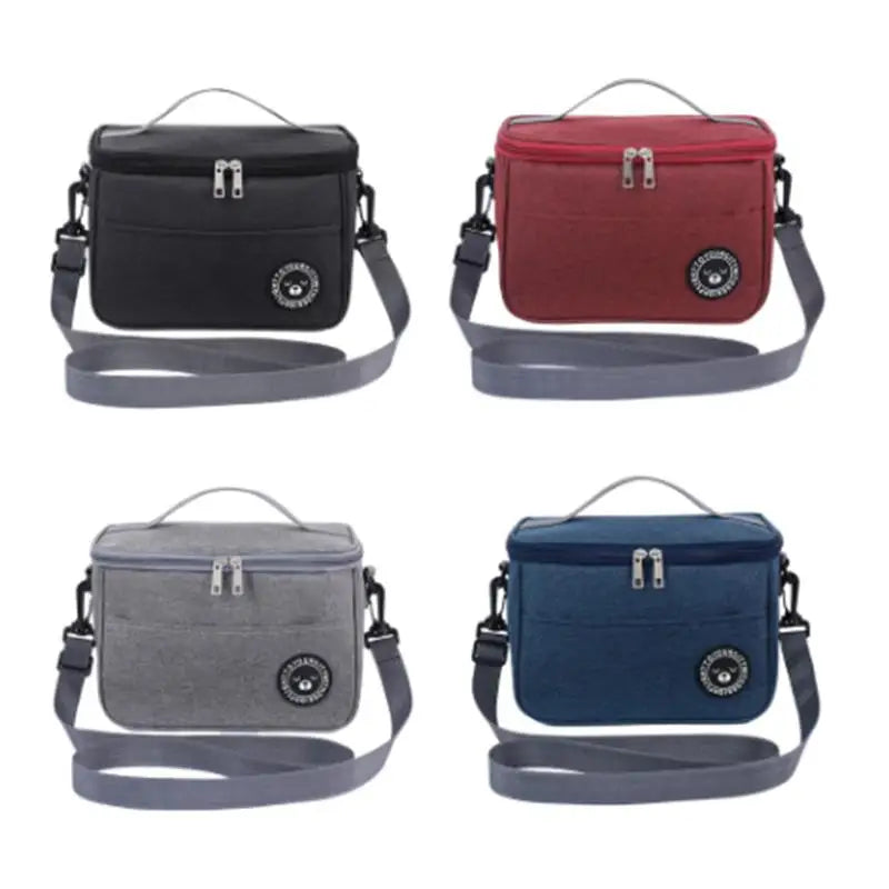 Insulated Lunch Box – Portable Cooler Bag for Travel, Camping and Picnic, Thermal Case with Strap for Men, Women and Kids