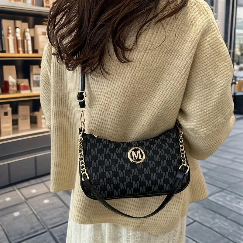 Vintage Style Women’s Handbag – Adjustable Strap Crossbody & Messenger Tote Shoulder Bag