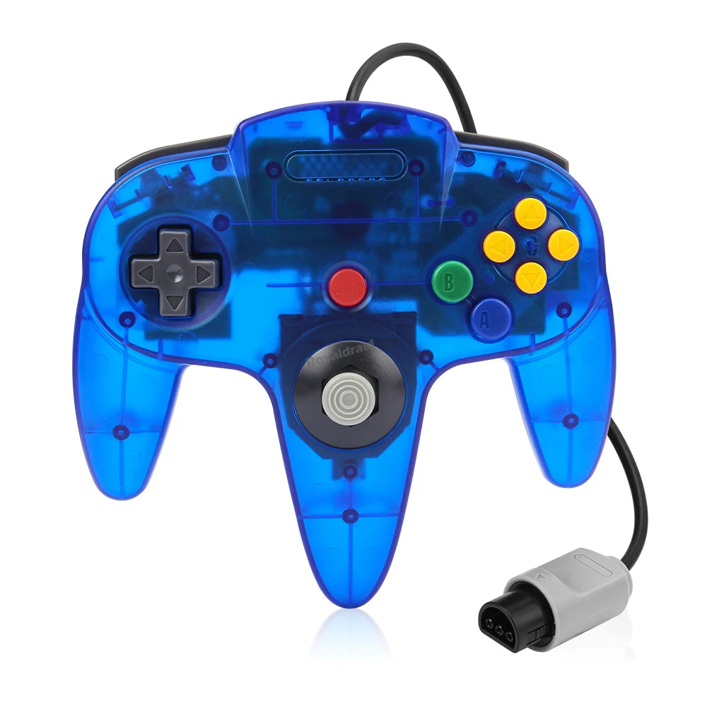 2PCS Wired Gamepad for N64 – Classic Retro Joystick Controllers for Nintendo 64 Gaming Accessories