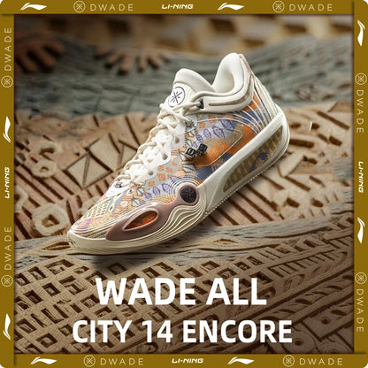 Li-Ning Wade All City 14 Encore Basketball Shoes - Professional Competition Sneakers with BOOM Cushioning & Stable Support