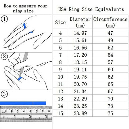 2PCS Luxury Crystal AAA Zircon Stone Ring Set - Fashion Bridal & Wedding Love Rings for Women