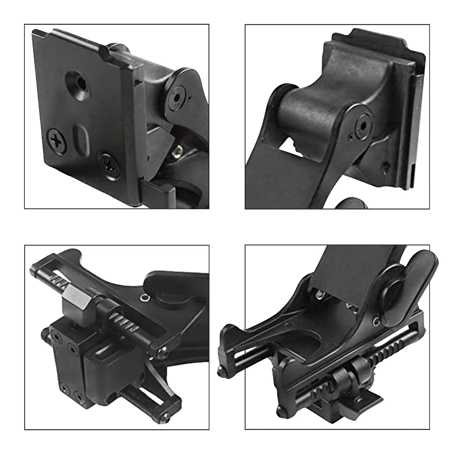 BOOIU Tactical Helmet Night Vision Mount – NVG PVS-14/PVS-7 Fast MICH Helmet Bracket Accessories