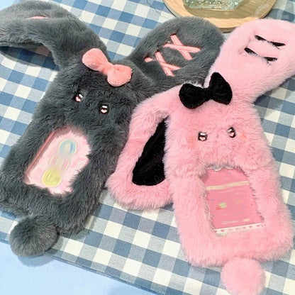 Cute Plush Photocard Holder – Cartoon ID & Credit Card Protector Wallet Case for Collectible Cards and Band Cards